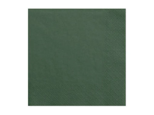 Picture of PAPER NAPKINS 3 LAYER BOTTLE GREEN 33x33CM - 20 PACK